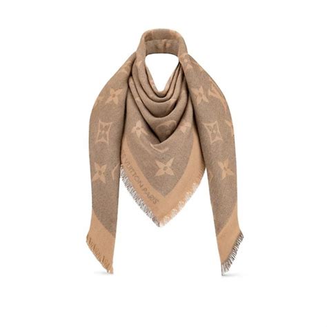 louis vuitton monogram cashmere shawl